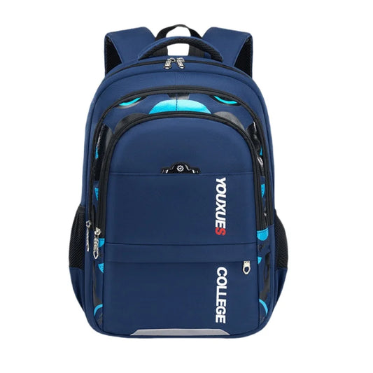 Large Capacity Boys’ School Backpack | Waterproof Multi-Layer Bag for Students